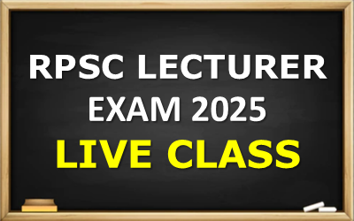 RPSC LECTURER EXAM 2025